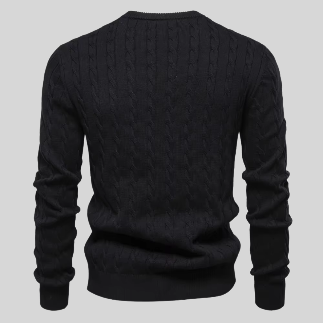 Textured Trelassé Sweater