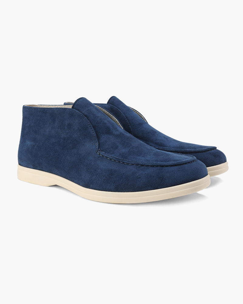 Bordeaux High-Suede-Loafer
