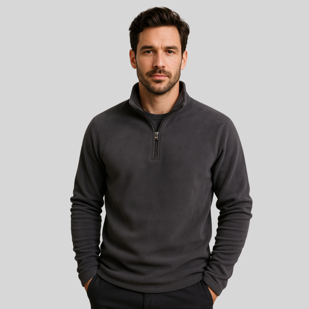 Half-Zip Fleece Sweater