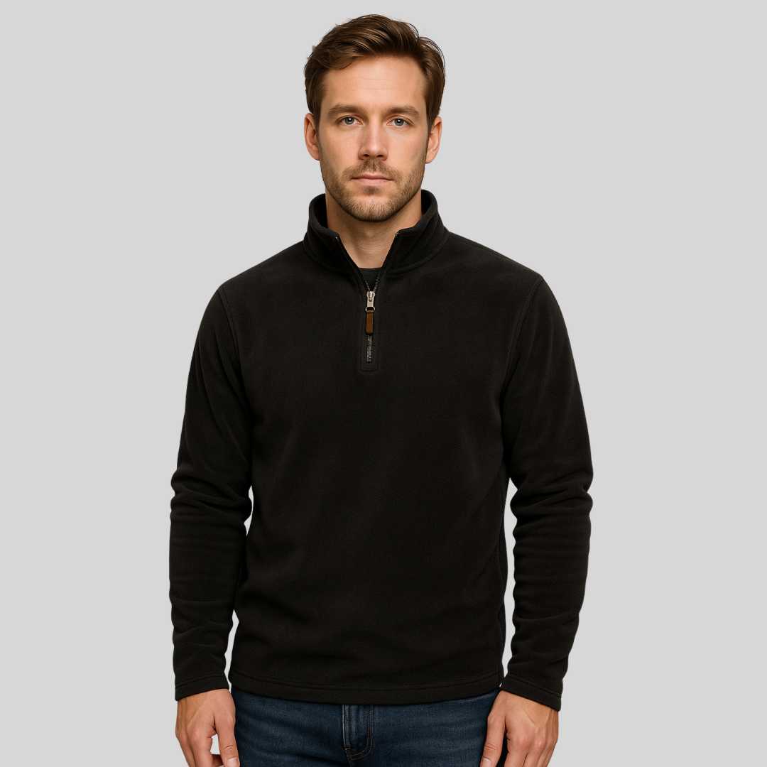 Half-Zip Fleece Sweater