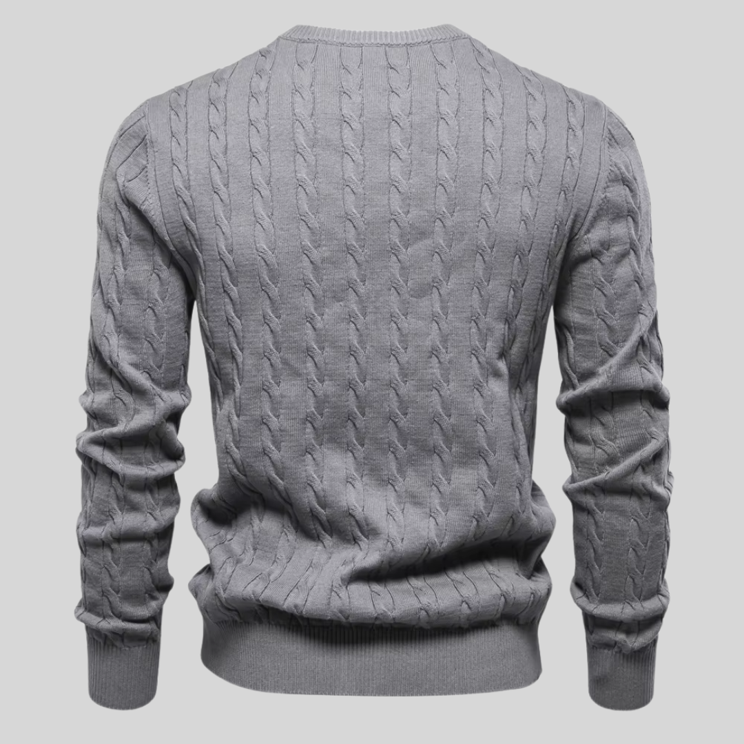Textured Trelassé Sweater