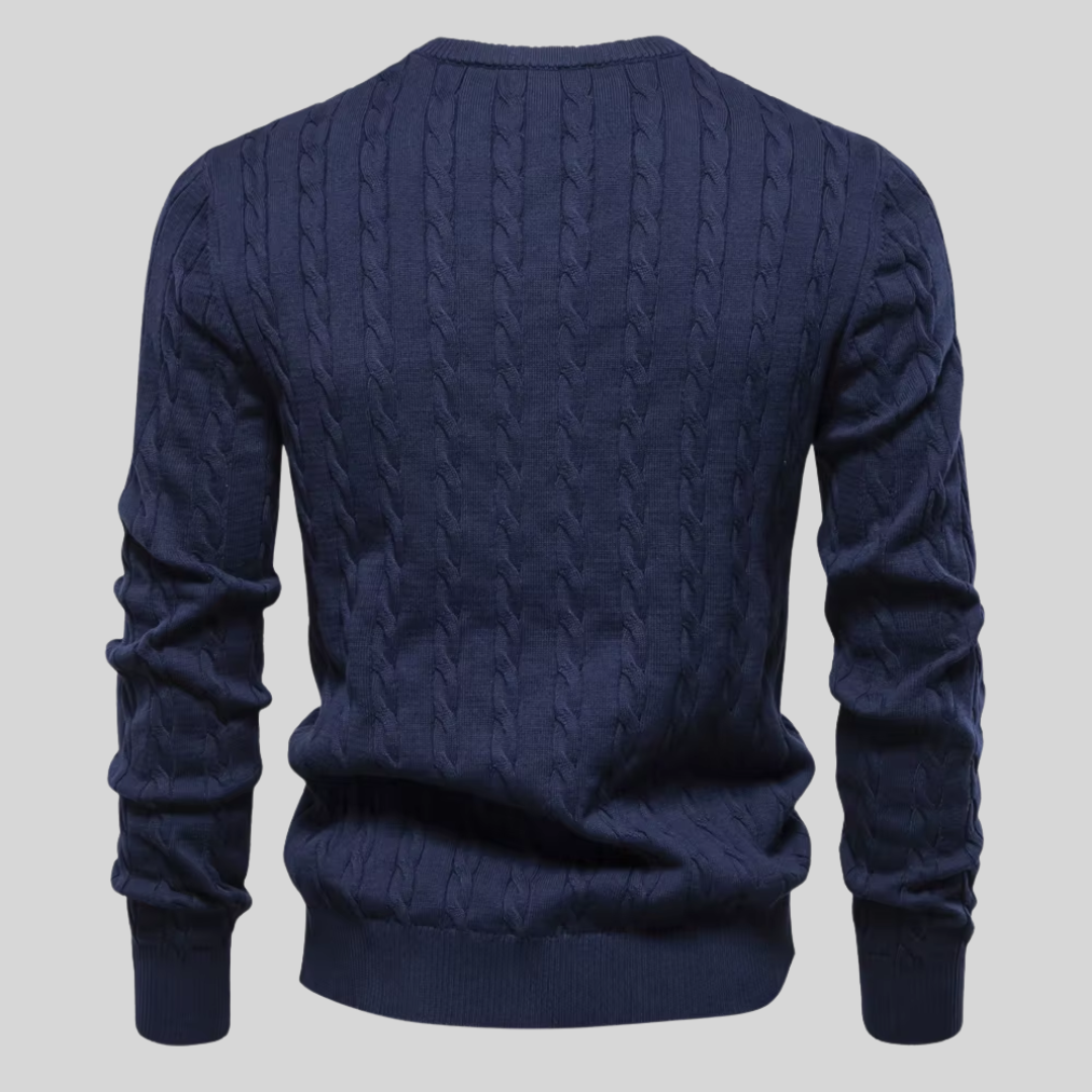 Textured Trelassé Sweater