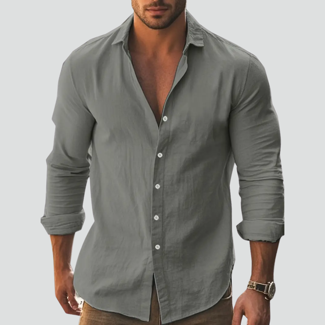 Sommer Leinenhemd - (Kaufe 1, Erhalte 2)