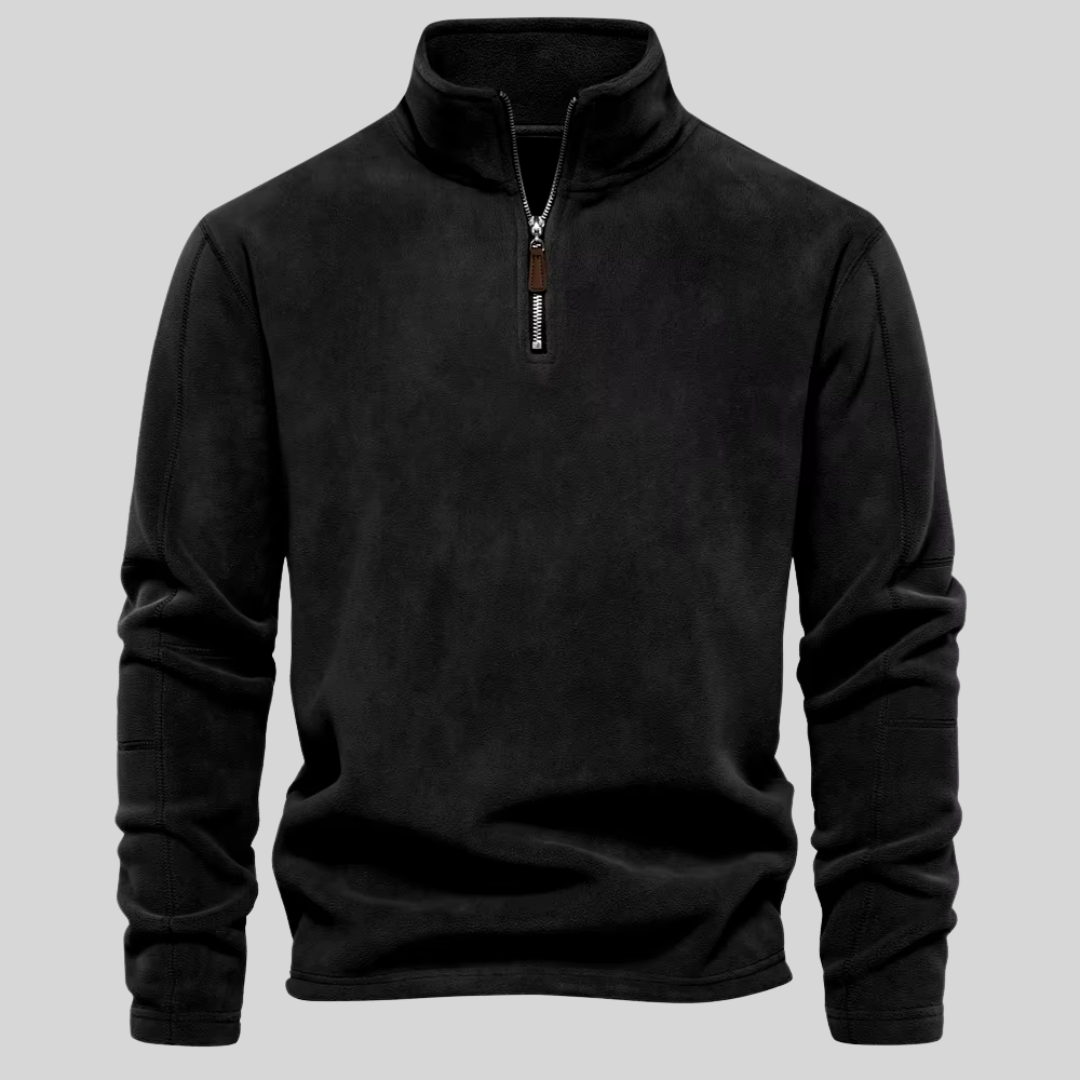 Half-Zip Fleece Sweater