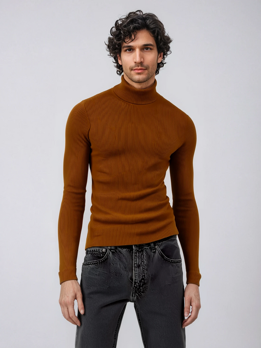 Herren-Rollkragen-Shirt